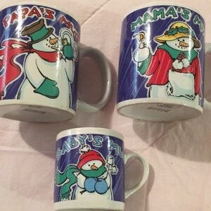 Russ Berry & Co Snowman’s Family Mugs (AC)
